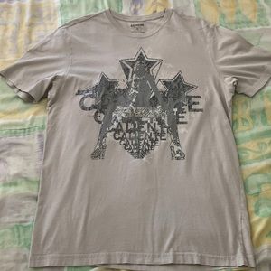 Express gray graphic tee, size medium